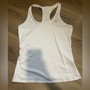 Women's White Athletic Tank Top